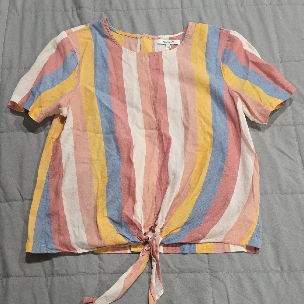 Madewell Multicolor Striped Top‎
